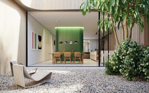 室内设计精选 4个亲近自然的绿色系住宅装修设计